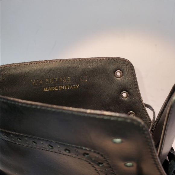 🎉HP🎉 NWT Saint Laurent Paris Black Leather Army/Combat Boots size 42 - Picture 10 of 17